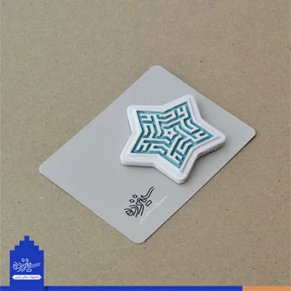 پیکسل سرامیکی آهنربایی طرح «پنج علی» علیه السلام